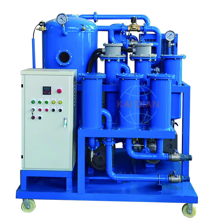 某某電廠(chǎng)雙級(jí)真空濾油機(jī)試機(jī)運(yùn)行現(xiàn)場(chǎng)！